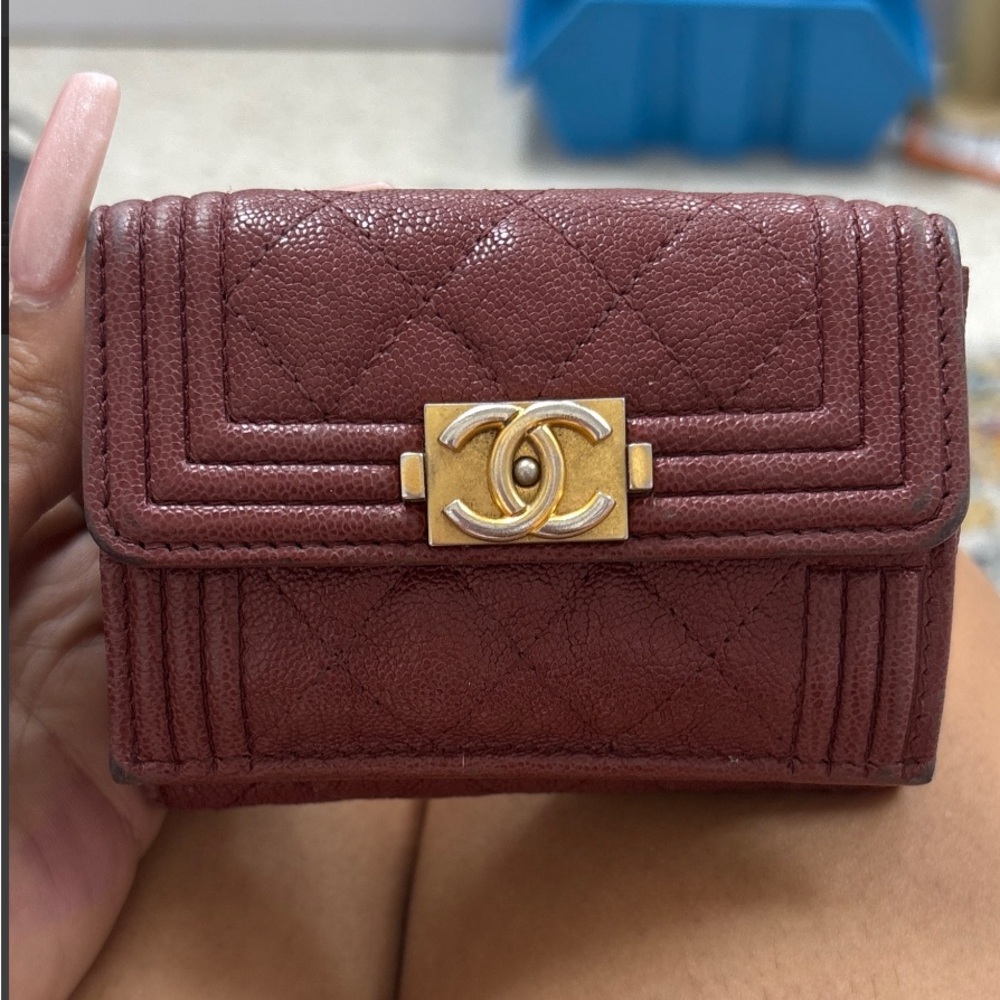 Chanel Boy Wallet Trifold